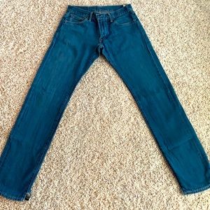 Mens Levi’s Matchstick Selvedge Jeans